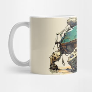 Cyberpunk Turtle Mug